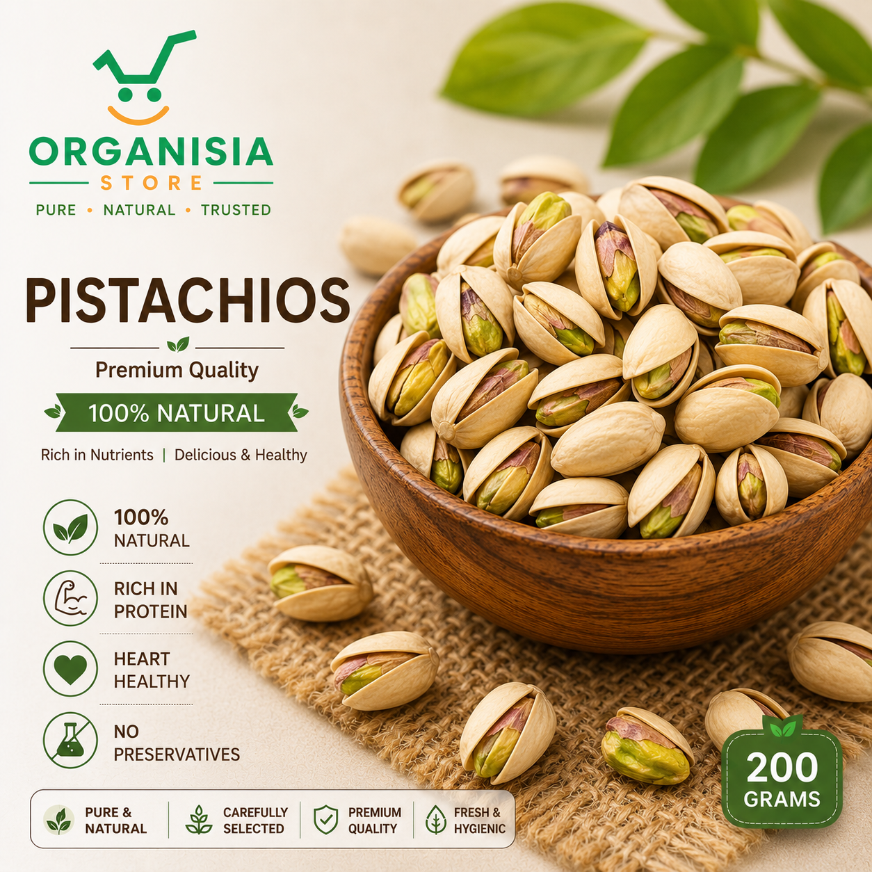 Premium Pistachios  200g